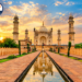 Bibi Ka Maqbara in Sambhajinagar, a white marble mausoleum resembling the Taj Mahal