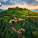 Sinhagad Fort near Pune showing the hill fort ruins and scenic Sahyadri surroundings