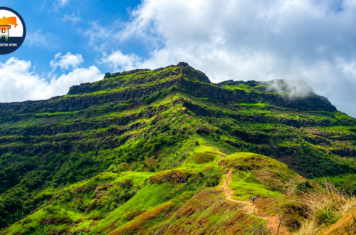 Torna Fort near Pune, the first fort captured by Chhatrapati Shivaji Maharaj, showing its rugged hilltop terrain