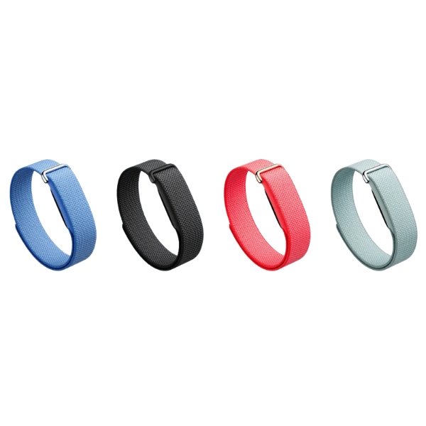 Google Fitbit Air in Obsidian, Berry, Lavender and Fog colours