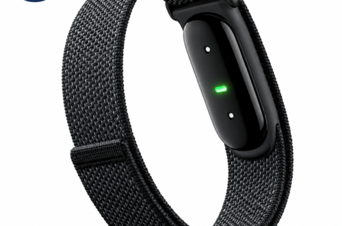 Google Fitbit Air screenless health band worn on a wrist