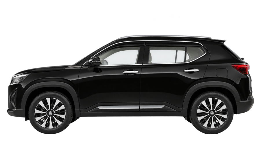 Honda Elevate Facelift side profile showing 220 mm ground clearance and boxy SUV stance